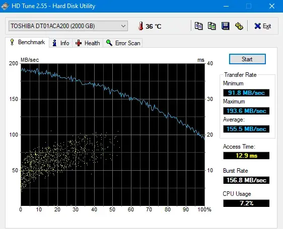 HDD Tune